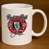 Sock Hop Clothes 50s Greaser Doo Wop Retro Rockabilly 1 11oz C Handle Ceramic Mug