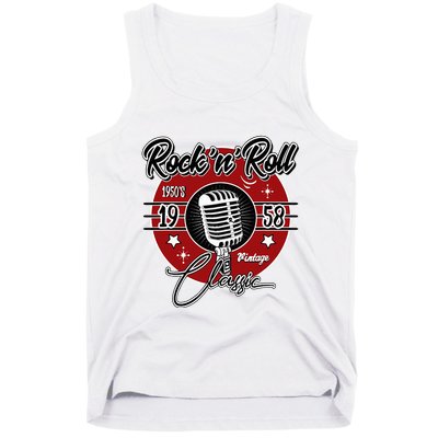 Sock Hop Clothes 50s Greaser Doo Wop Retro Rockabilly 1 Tank Top