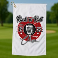 Sock Hop Clothes 50s Greaser Doo Wop Retro Rockabilly 1 Golf Towel