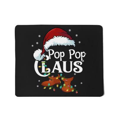 Santa Hat Christmas Costume Family Matching Pop Pop Claus Mousepad