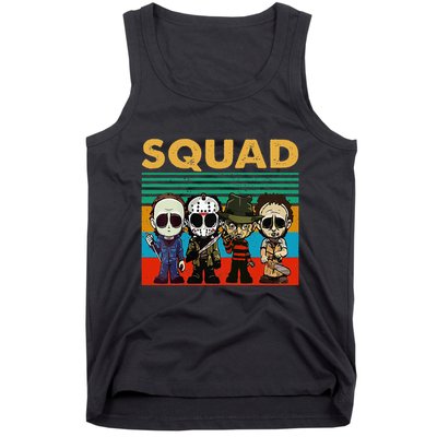 Squad Horror Character Horror Movies Fan Lover Halloween Tank Top
