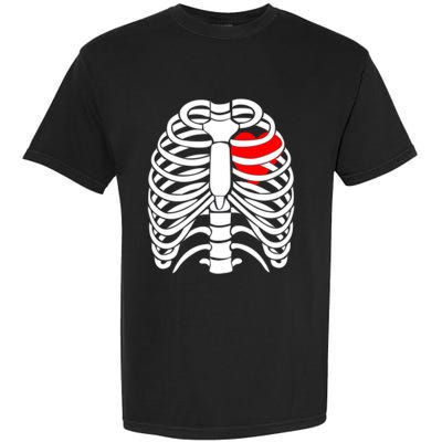 Skeleton Halloween Costume Gift Garment-Dyed Heavyweight T-Shirt