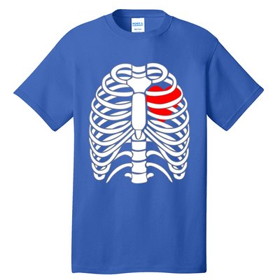 Skeleton Halloween Costume Gift Tall T-Shirt