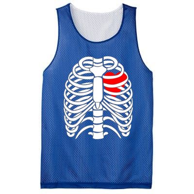 Skeleton Halloween Costume Gift Mesh Reversible Basketball Jersey Tank