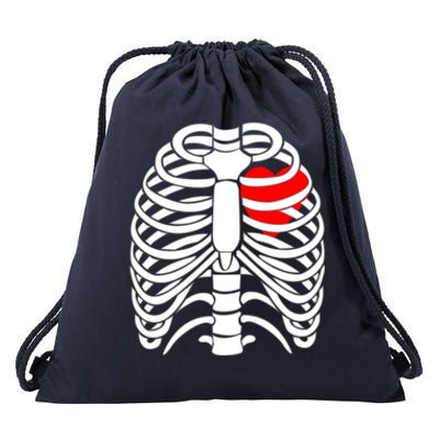 Skeleton Halloween Costume Gift Drawstring Bag