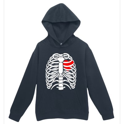 Skeleton Halloween Costume Gift Urban Pullover Hoodie