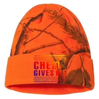 Secretly Hoping Chemo Gives Me Superpowers Melanoma Meaningful Gift Kati Licensed 12" Camo Beanie