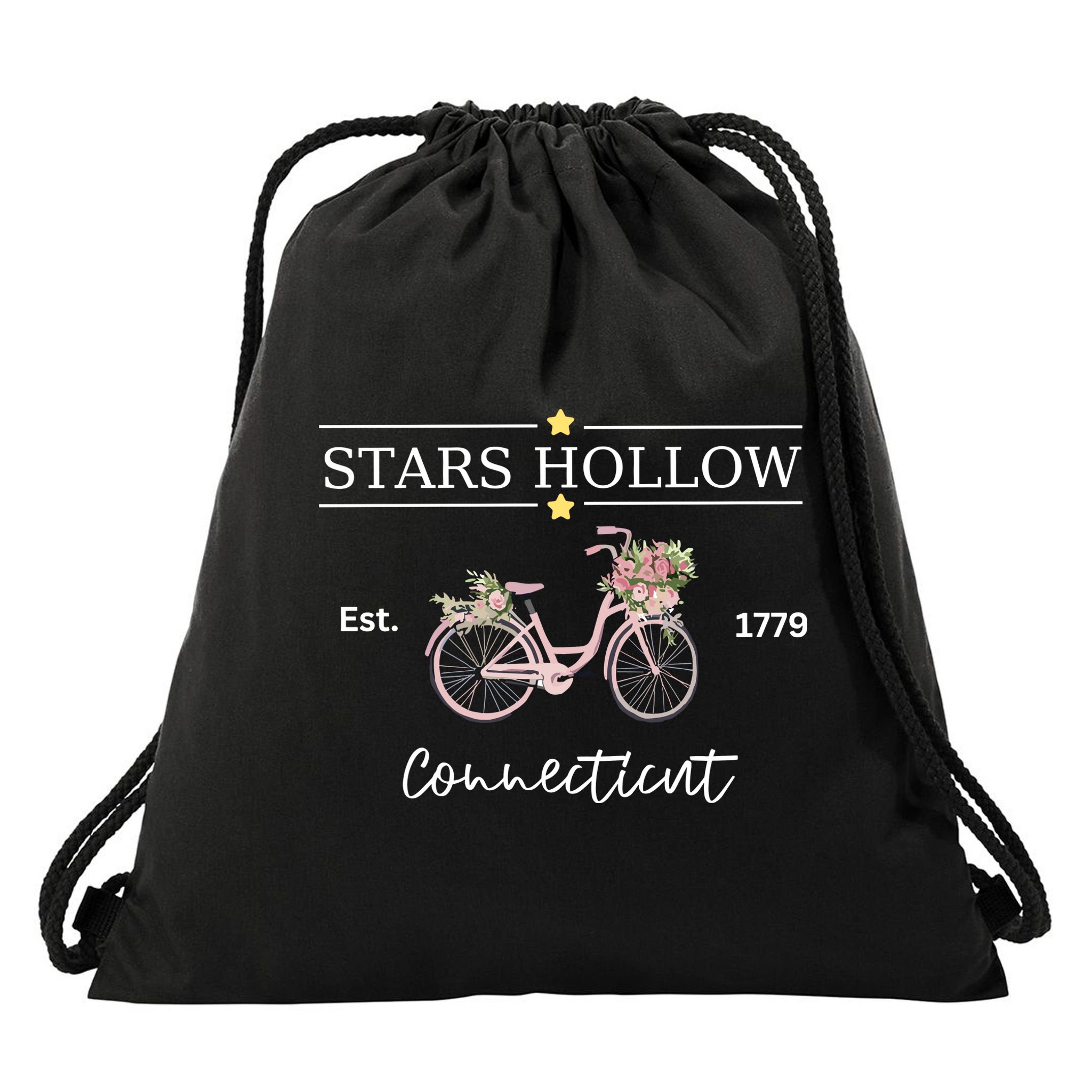 Stars Hollow Connecticut 1779 Drawstring Bag