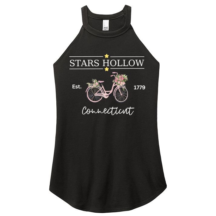 Stars Hollow Connecticut 1779 Women's Perfect Tri Rocker Tank