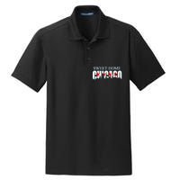 Sweet Home Chicago Flag Skyline Dry Zone Grid Polo