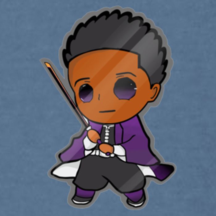 Shadow Hashira (Chibi) Long Sleeve Garment-Dyed Sweatshirt