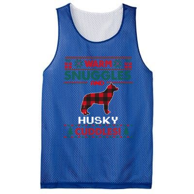 Siberian Husky Christmas Pajama Cute Gift Ugly Christmas Sweater Gift Mesh Reversible Basketball Jersey Tank