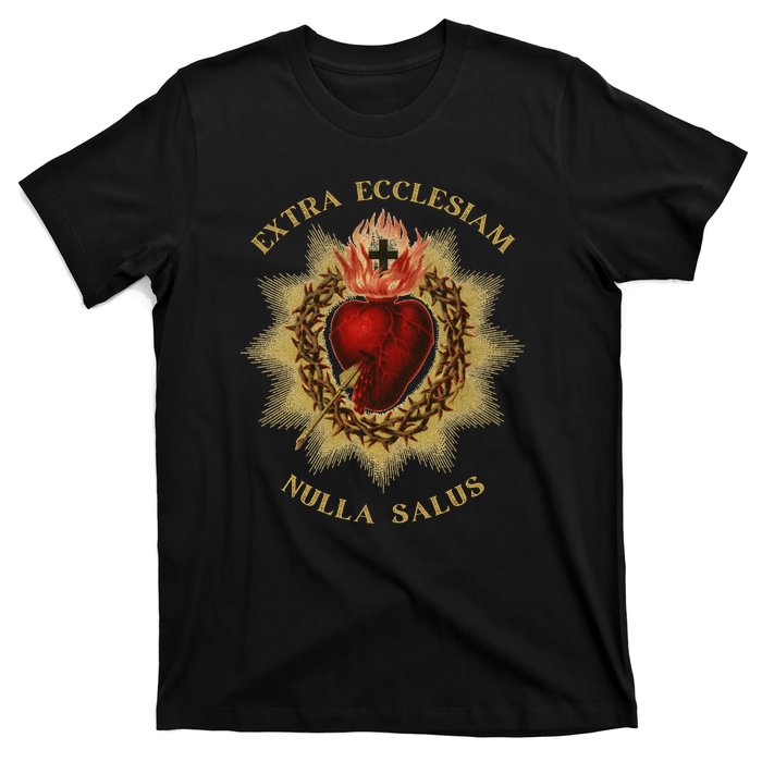 Roman Catholic Sacred Heart Conservative Gift T-Shirt