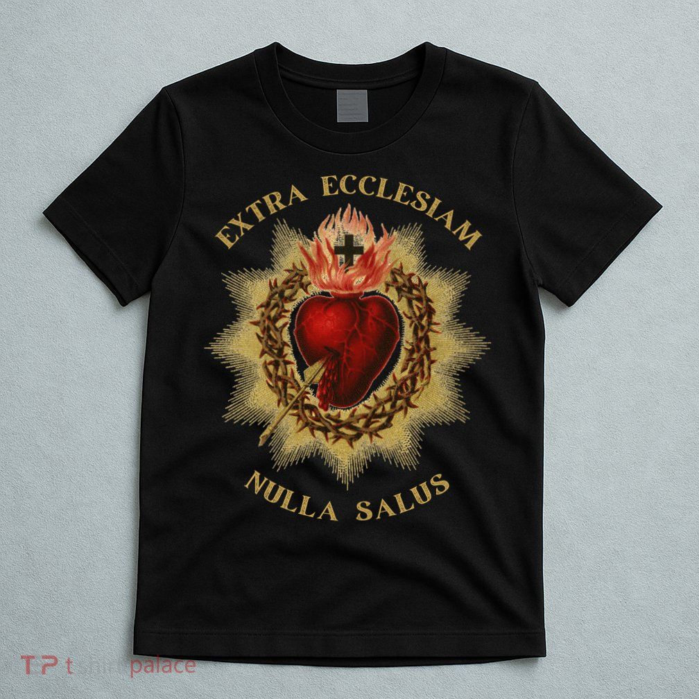 Roman Catholic Sacred Heart Conservative Gift T-Shirt