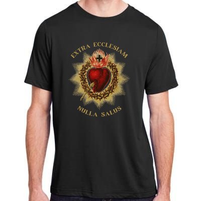 Roman Catholic Sacred Heart Conservative Gift Adult ChromaSoft Performance T-Shirt