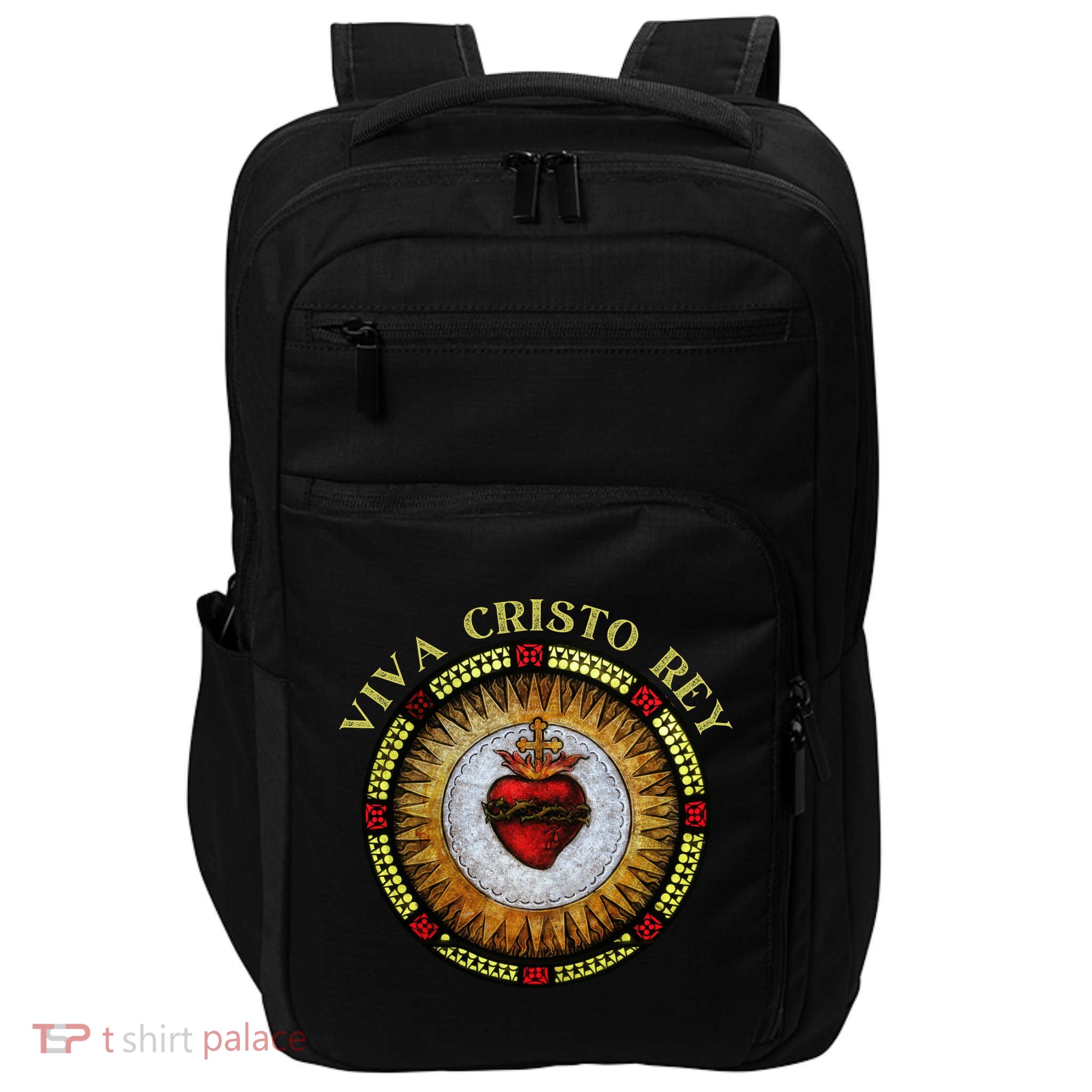 Sacred Heart Conservative Roman Catholic Gift Impact Tech Backpack