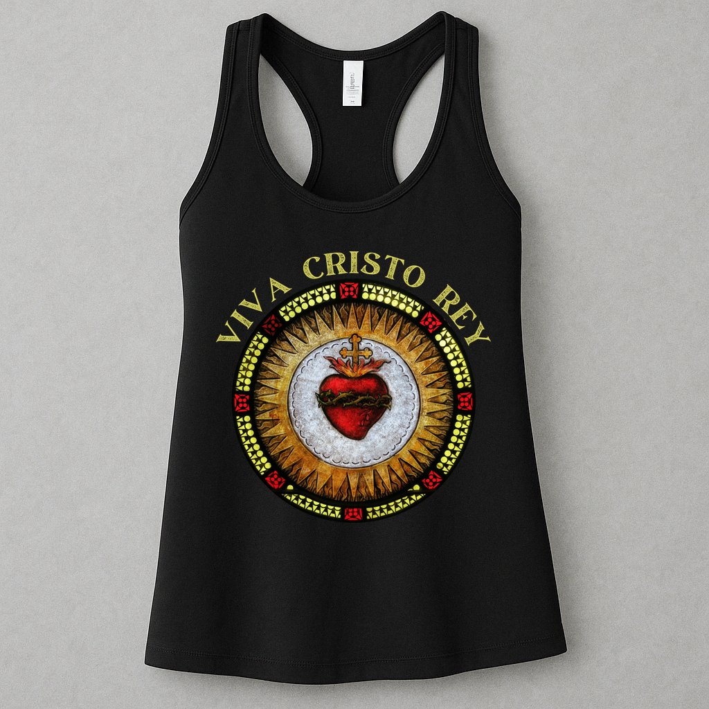 Sacred Heart Conservative Roman Catholic Gift Womens Tank Top