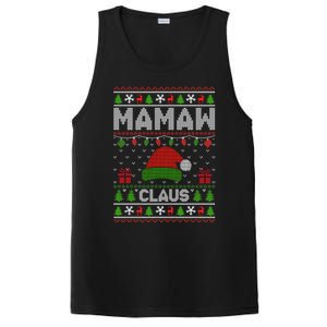 Santa Hat Christmas Light Mamaw Claus Ugly Xmas Holiday Gift PosiCharge Competitor Tank