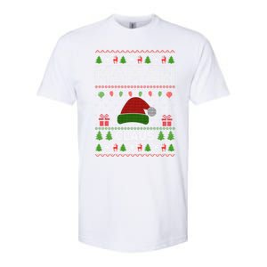 Santa Hat Christmas Light Mamaw Claus Ugly Xmas Holiday Gift Softstyle CVC T-Shirt