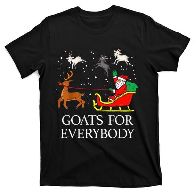 Spread Holiday Cheer with Hilarious Christmas Goats! T-Shirt