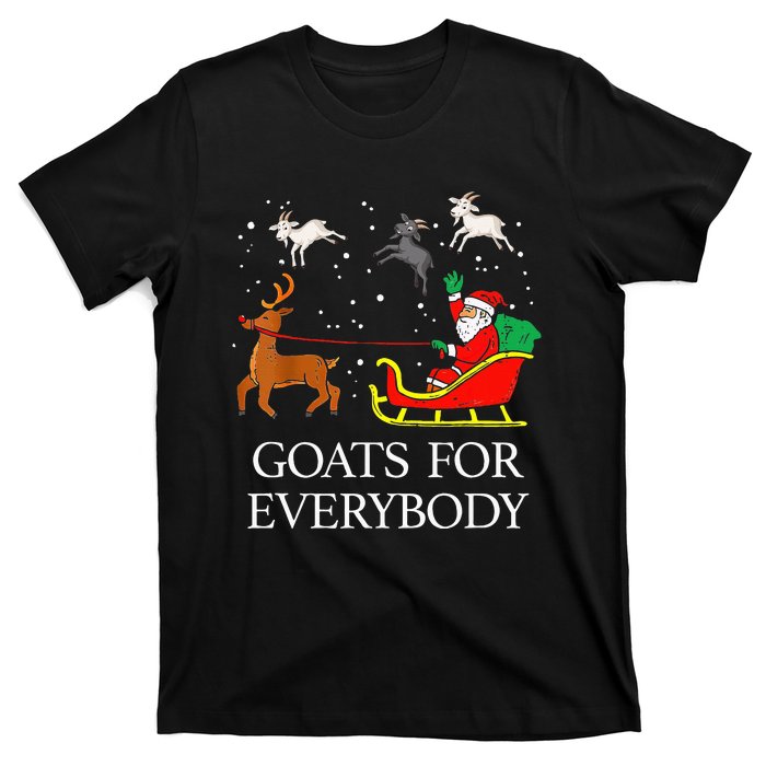 Spread Holiday Cheer with Hilarious Christmas Goats! T-Shirt