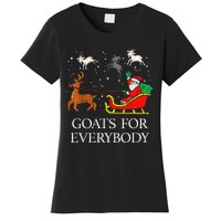 Spread Holiday Cheer with Hilarious Christmas Goats! Women's T-Shirt