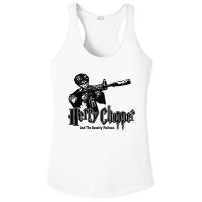 Snot Herry Chopper And The Deathly Hallows Ladies PosiCharge Competitor Racerback Tank