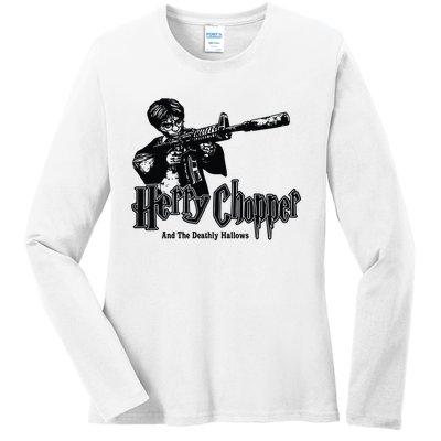 Snot Herry Chopper And The Deathly Hallows Ladies Long Sleeve Shirt