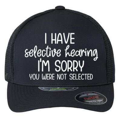 Selective Hearing Craft Happy SVG Flexfit Unipanel Trucker Cap