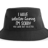 Selective Hearing Craft Happy SVG Sustainable Bucket Hat