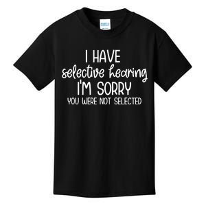 Selective Hearing Craft Happy SVG Kids T-Shirt