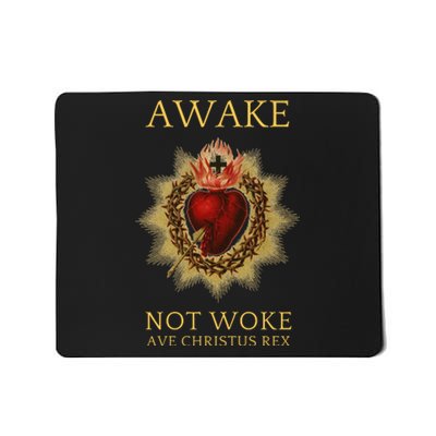 Roman Catholic Sacred Heart Conservative Gift Mousepad