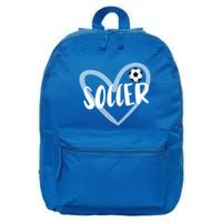 Soccer Heart Cool Gift 16 in Basic Backpack
