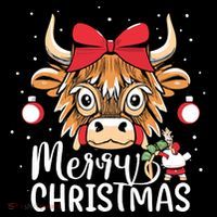Scottish Highland Cow Merry Christmas Snow Mesh Reversible Basketball Jersey Tank