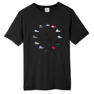 Sneaker Head Clock Tall Fusion ChromaSoft Performance T-Shirt