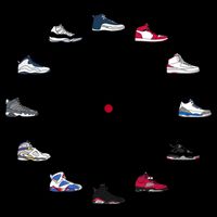 Sneaker Head Clock Drawstring Bag