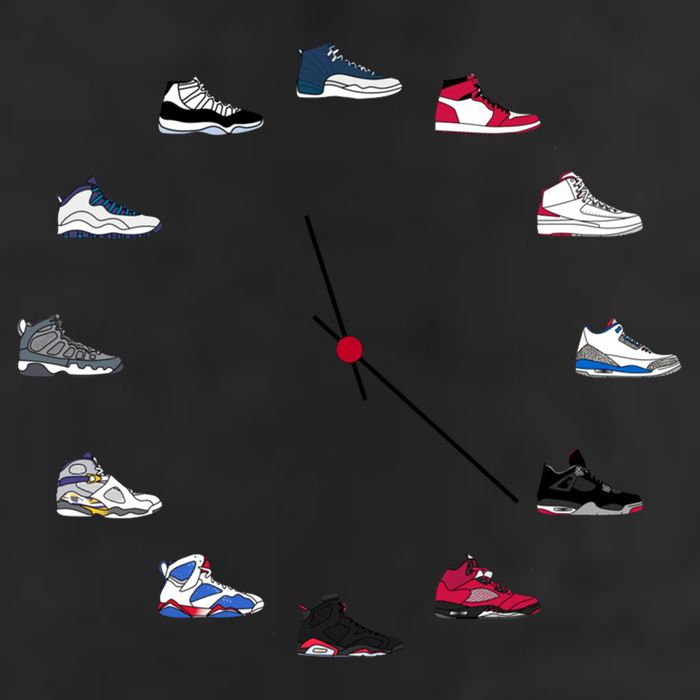 Sneaker Head Clock Golf Towel