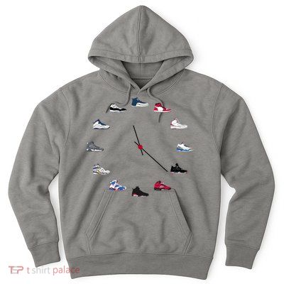 Sneaker Head Clock Hoodie