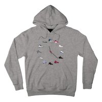 Sneaker Head Clock Hoodie