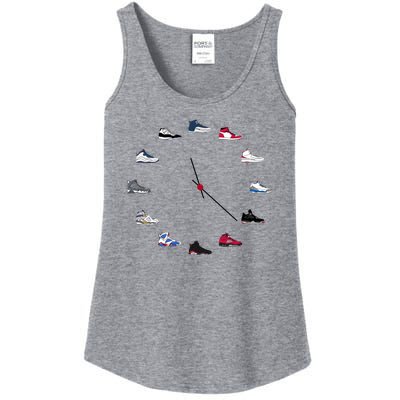 Sneaker Head Clock Ladies Essential Tank