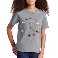 Sneaker Head Clock Kids T-Shirt