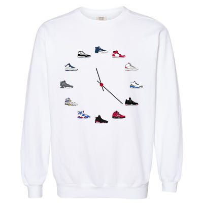 Sneaker Head Clock Garment-Dyed Sweatshirt