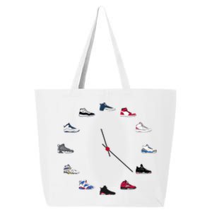 Sneaker Head Clock 25L Jumbo Tote