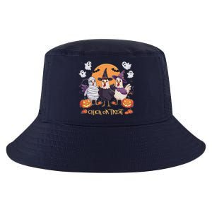 Spooky Halloween Chicken Pumpkin Farm Chick Or Treat Cool Comfort Performance Bucket Hat