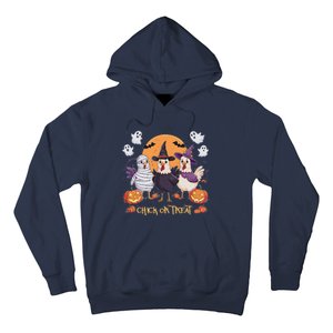 Spooky Halloween Chicken Pumpkin Farm Chick Or Treat Hoodie