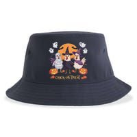 Spooky Halloween Chicken Pumpkin Farm Chick Or Treat Sustainable Bucket Hat