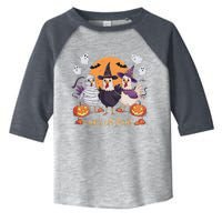 Spooky Halloween Chicken Pumpkin Farm Chick Or Treat Toddler Fine Jersey T-Shirt