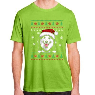 Siberian Husky Christmas Ugly Sweater Funny Dog Lover Great Gift Adult ChromaSoft Performance T-Shirt