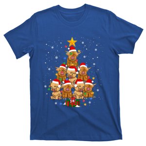 Scottish Highland Cow Christmas Tree Funny Cow Lover Xmas Great Gift T-Shirt