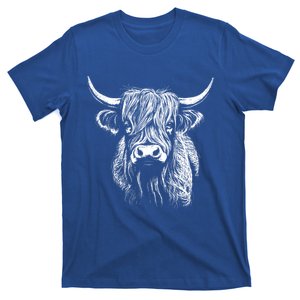 Scottish Highland Cattle Cow Drawing Gift T-Shirt